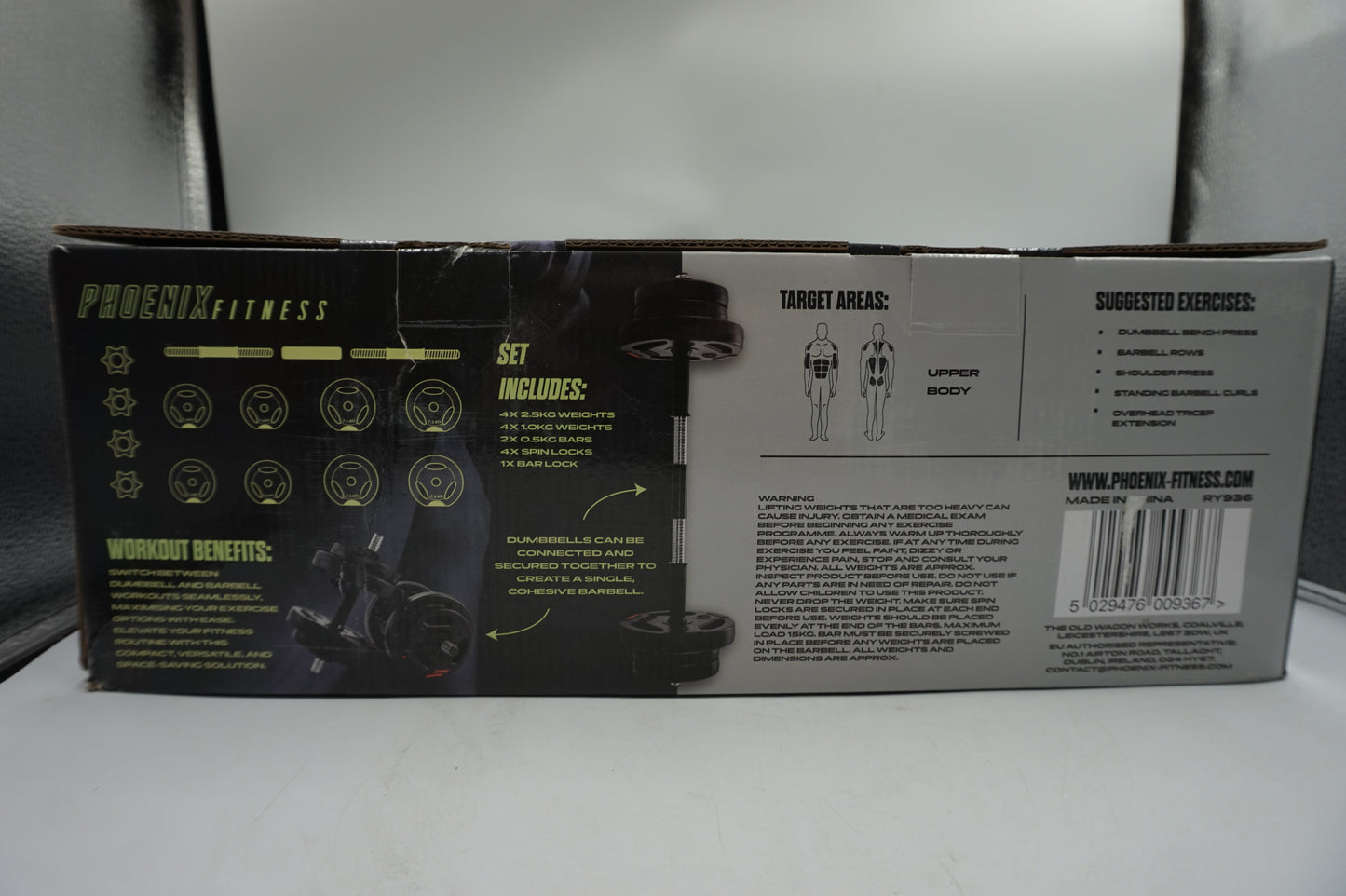 phoenix fitness 15kg multi-function weight set