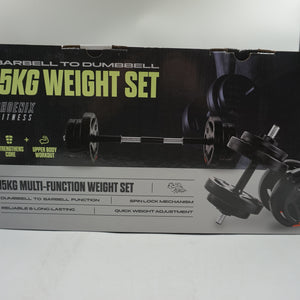 phoenix fitness 15kg multi-function weight set