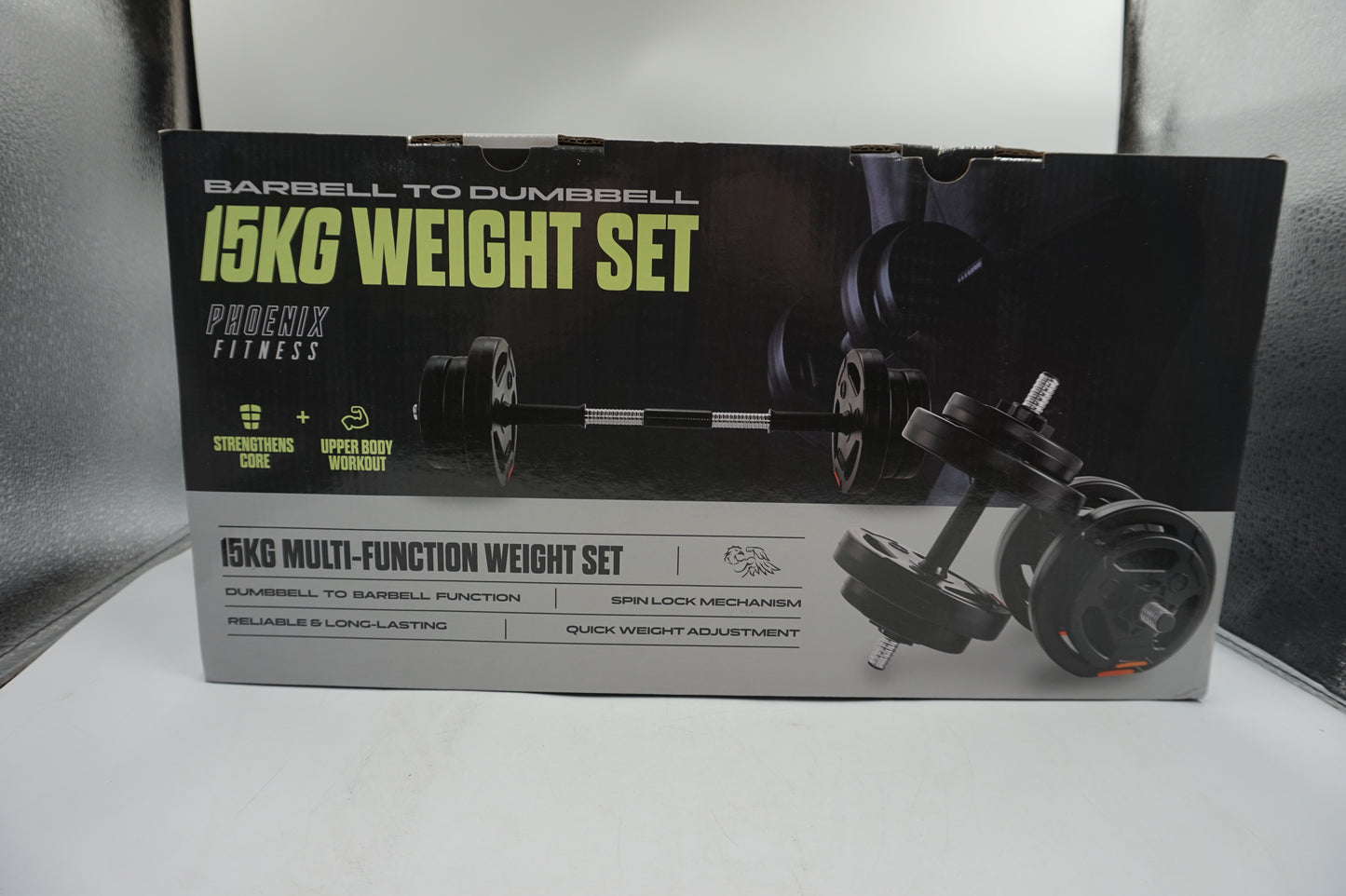 phoenix fitness 15kg multi-function weight set