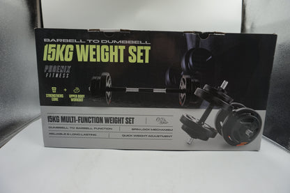 phoenix fitness 15kg multi-function weight set