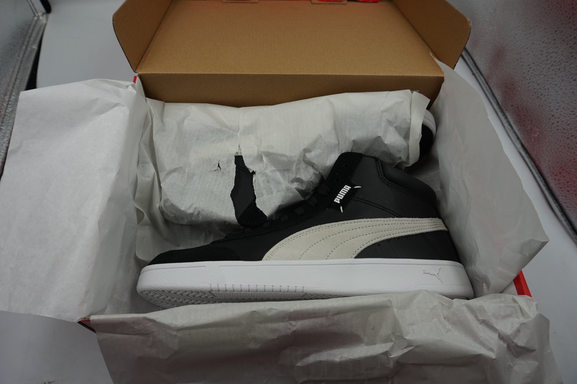 Puma soft foam plus optimal comfort unisex Court Legend Mid casual skateboarding shoes UK size 6 1/2