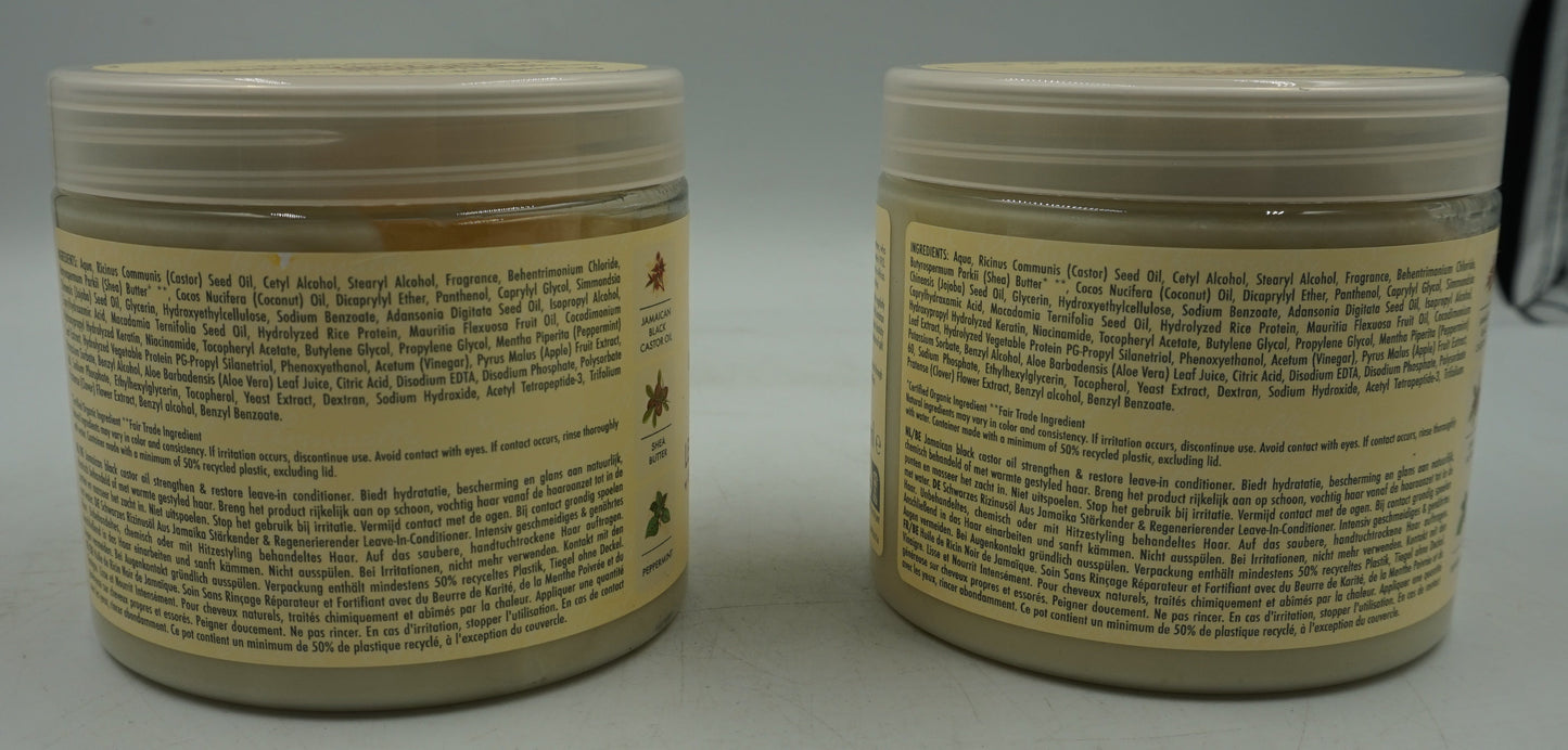 2 X Shea Moisture Jamaican Black Castor Oil Strengthen & Restore Conditioner 431 ml EACH RRP£14.99 EACH