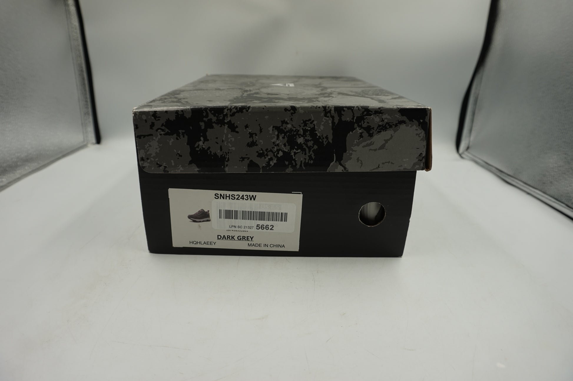 nortiv 8 dark grey women's hiking shoes SNHS243W UK size 7.5