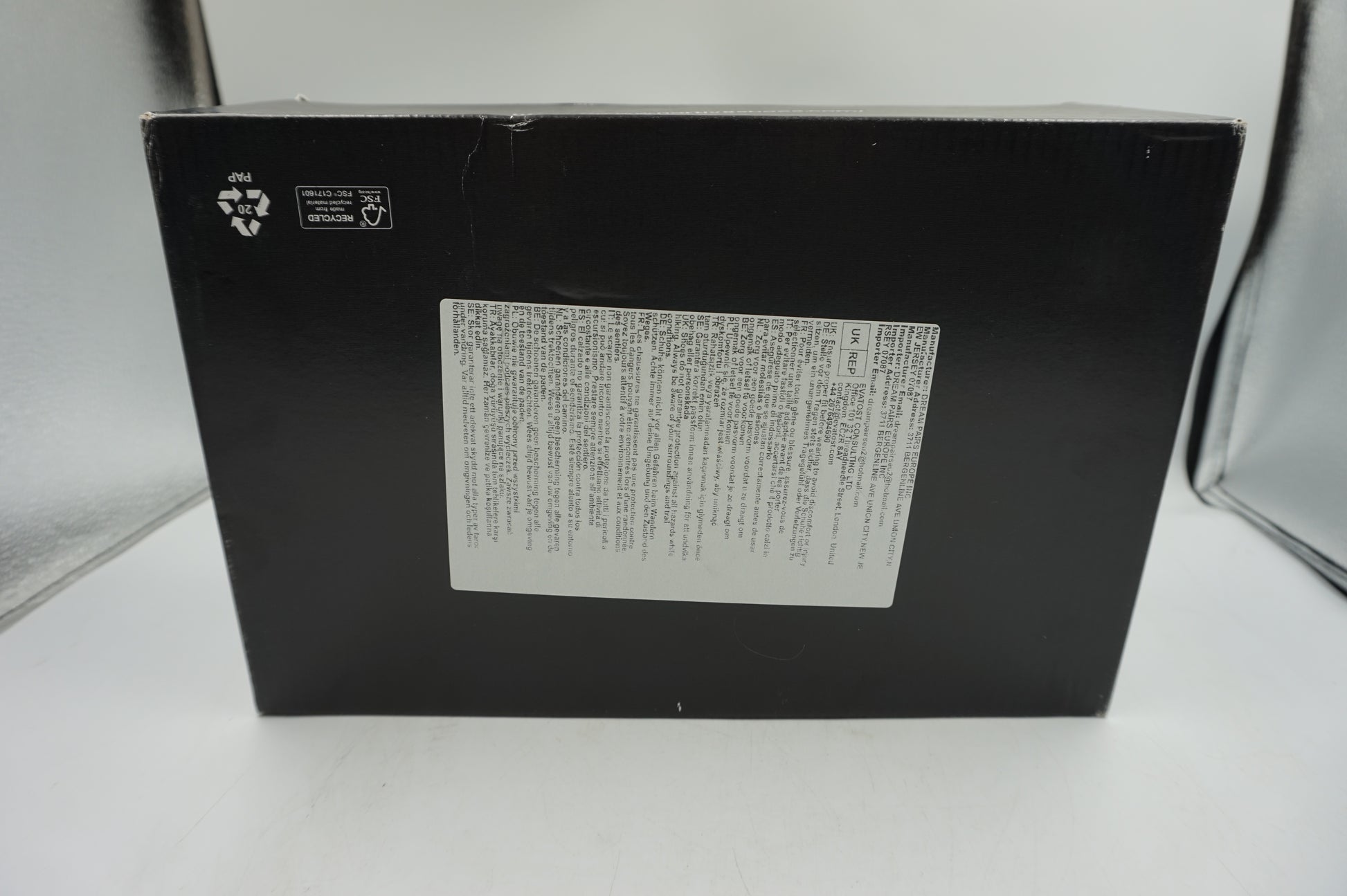 nortiv 8 dark grey women's hiking shoes SNHS243W UK size 7.5