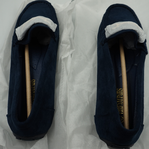 dream pairs women's blue slip-on shoes size UK 8