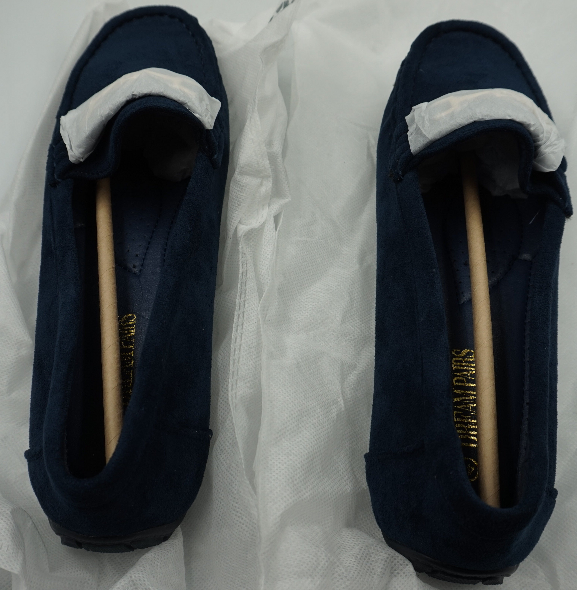 dream pairs women's blue slip-on shoes size UK 8