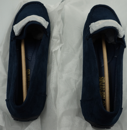 dream pairs women's blue slip-on shoes size UK 8