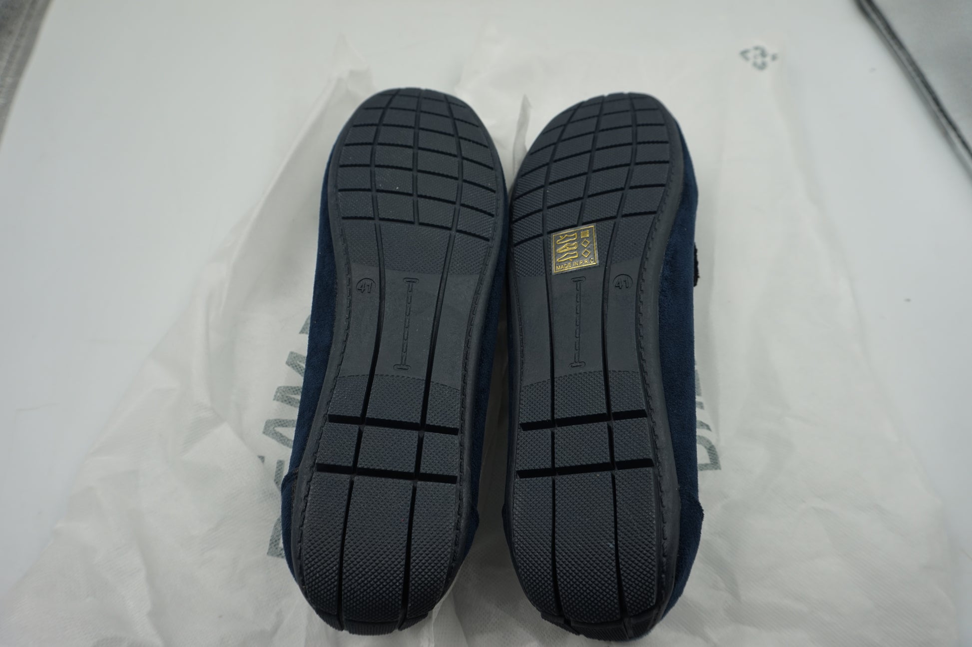 dream pairs women's blue slip-on shoes size UK 8