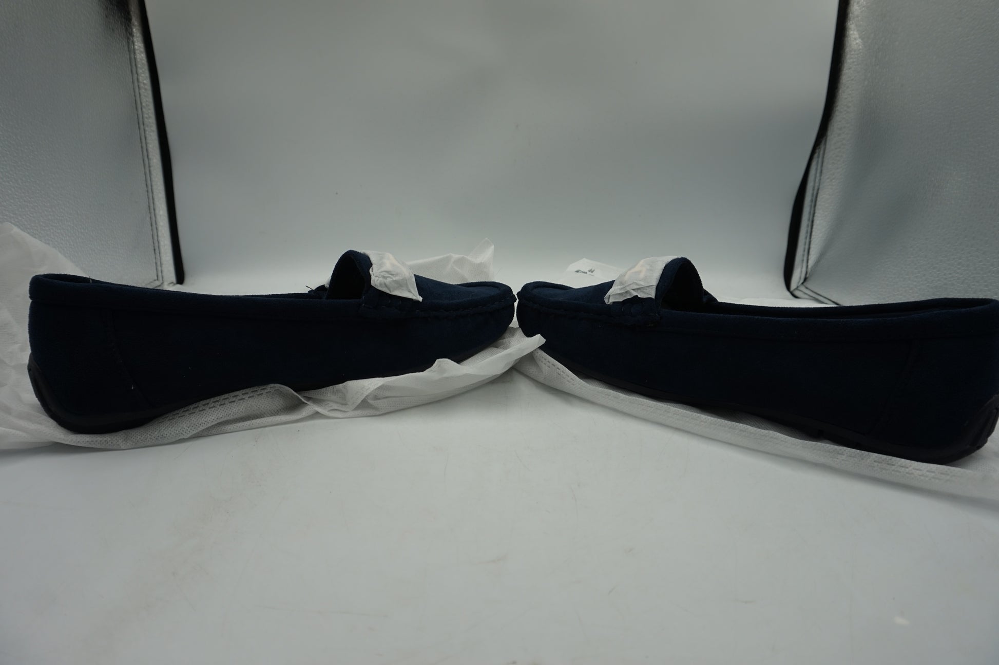 dream pairs women's blue slip-on shoes size UK 8