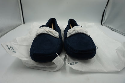 dream pairs women's blue slip-on shoes size UK 8