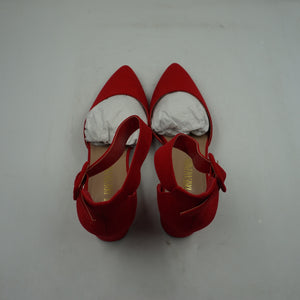 Dream pairs ANNEE women's pointe toe elastic ankle strap heels shoes UK size 6.5