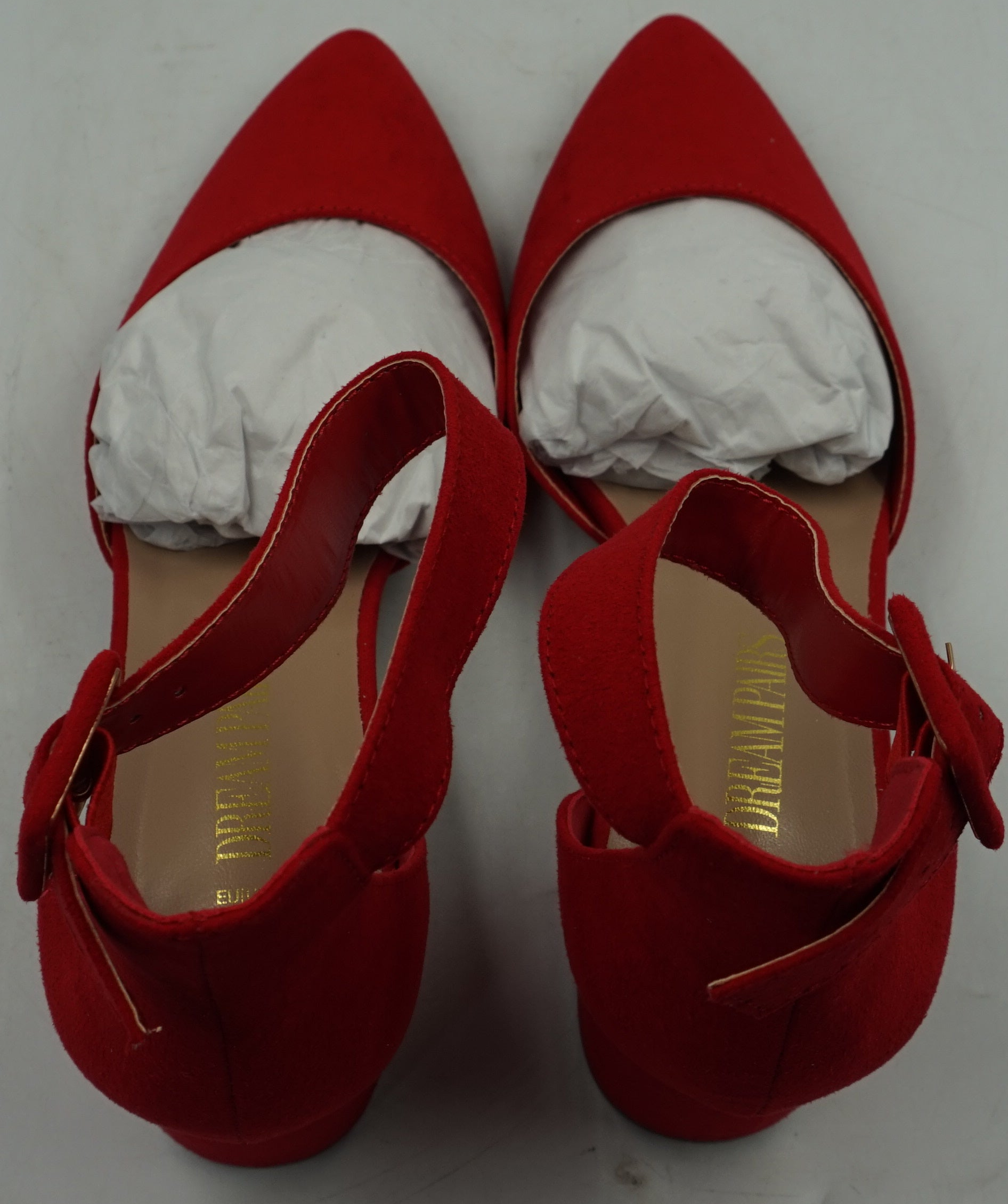 Dream pairs ANNEE women's pointe toe elastic ankle strap heels shoes UK size 6.5