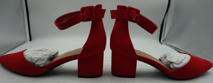 Dream pairs ANNEE women's pointe toe elastic ankle strap heels shoes UK size 6.5