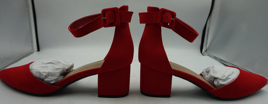 Dream pairs ANNEE women's pointe toe elastic ankle strap heels shoes UK size 6.5