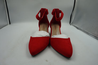 Dream pairs ANNEE women's pointe toe elastic ankle strap heels shoes UK size 6.5