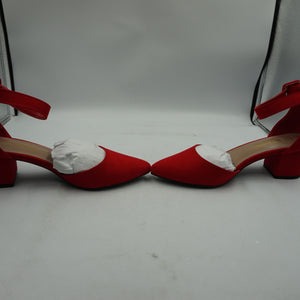 Dream pairs ANNEE women's pointe toe elastic ankle strap heels shoes UK size 6.5