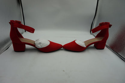 Dream pairs ANNEE women's pointe toe elastic ankle strap heels shoes UK size 6.5