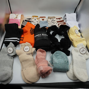 Mixed Job lot of ~96 pairs of various socks and tights