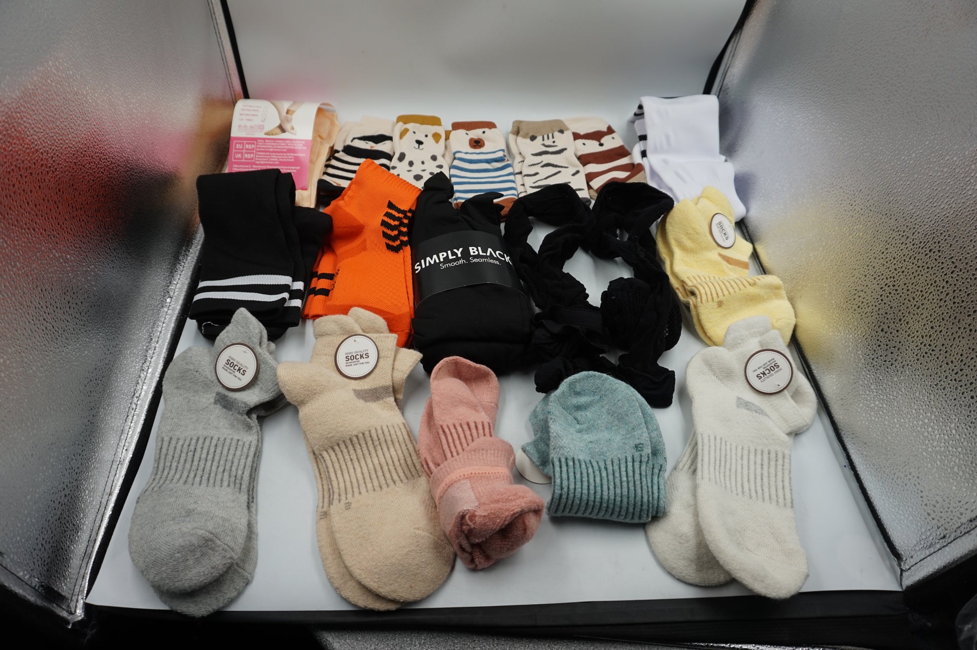 Mixed Job lot of ~96 pairs of various socks and tights