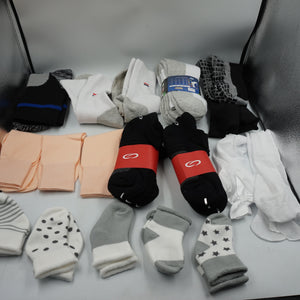 Mixed Job lot of ~96 pairs of various socks and tights