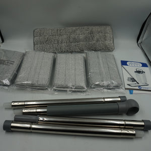 squeezypeasy premium flat mop and bucket set