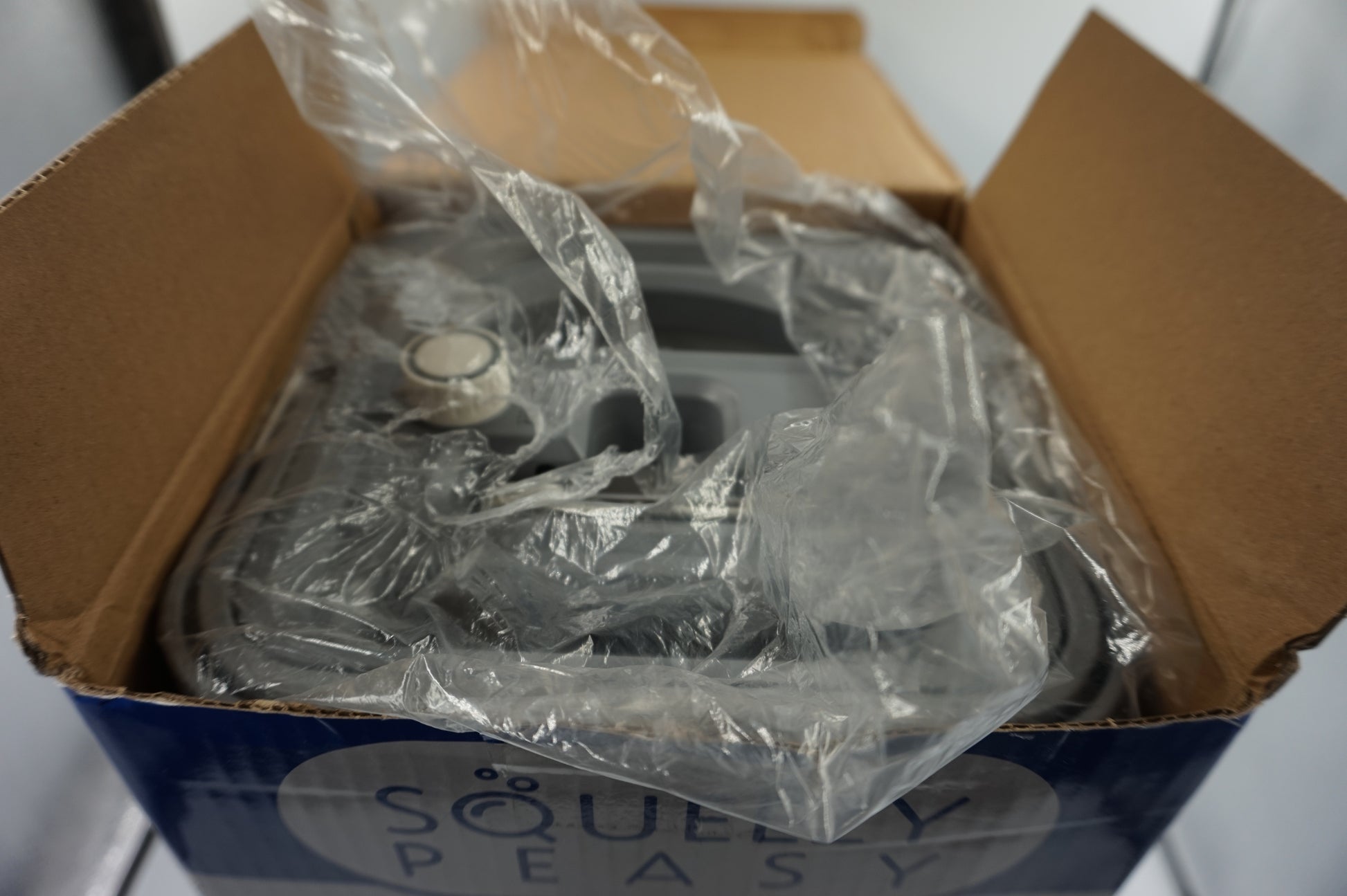 squeezypeasy premium flat mop and bucket set