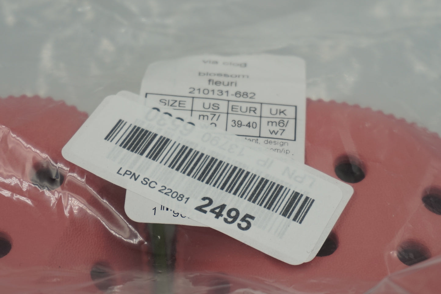 Crocs unisex via blossom fleuri clogs UK mens 6/Women 7