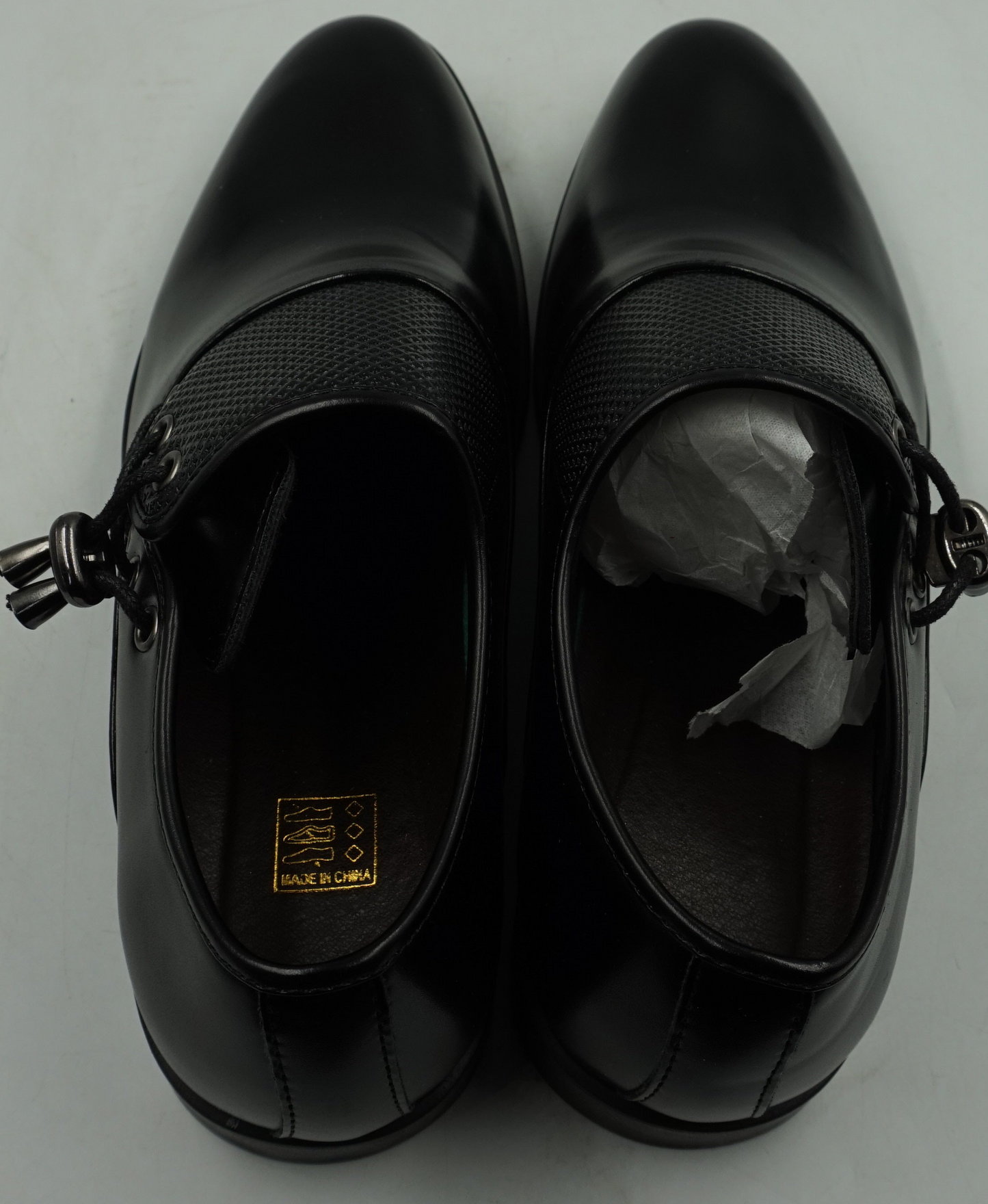 Bruno Marc leather monk strap lace pointed toe shoes UK size 6.5