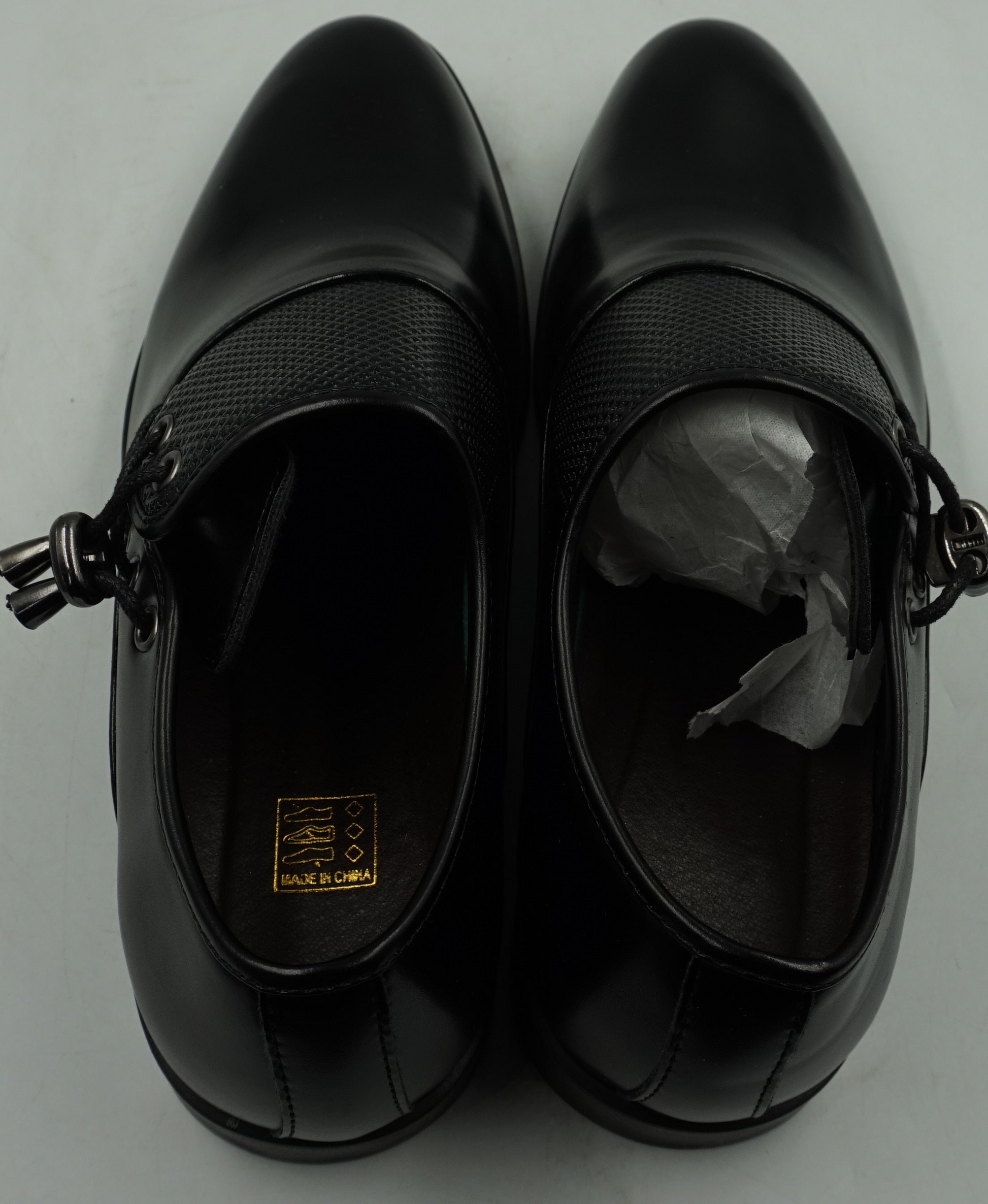 Bruno Marc leather monk strap lace pointed toe shoes UK size 6.5