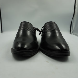 Bruno Marc leather monk strap lace pointed toe shoes UK size 6.5