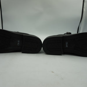 Bruno Marc leather monk strap lace pointed toe shoes UK size 6.5