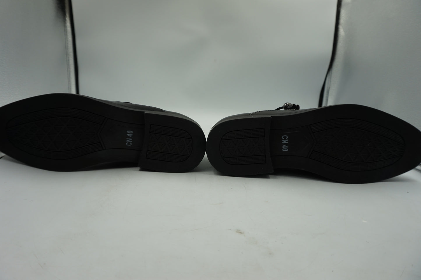 Bruno Marc leather monk strap lace pointed toe shoes UK size 6.5