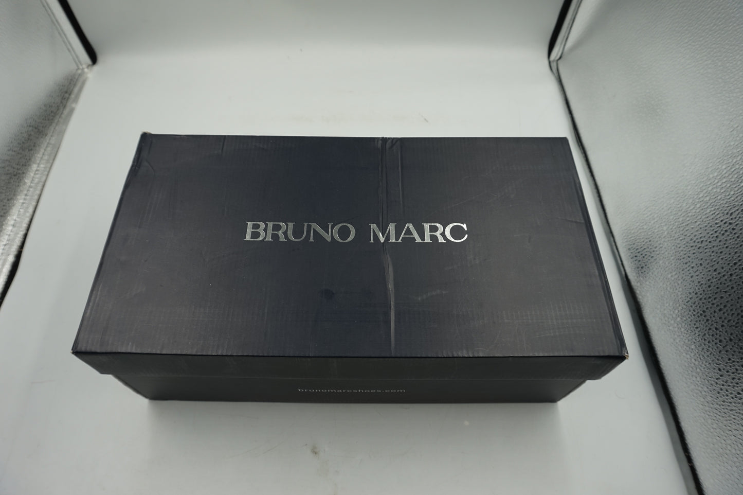 Bruno Marc leather monk strap lace pointed toe shoes UK size 6.5