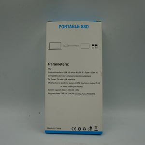 Portable USB type-C M.2 SSD 2TB SHL-R320