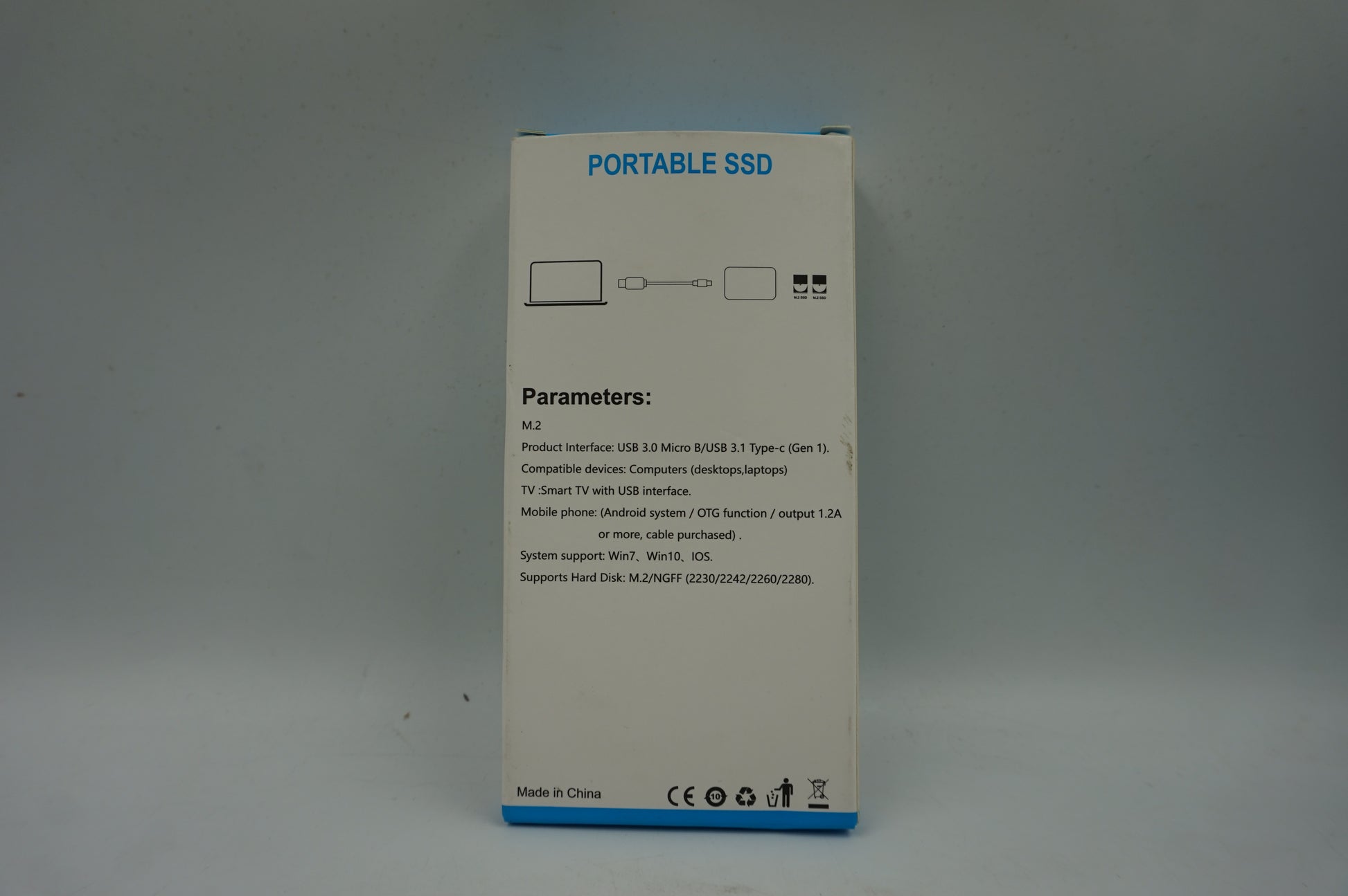 Portable USB type-C M.2 SSD 2TB SHL-R320