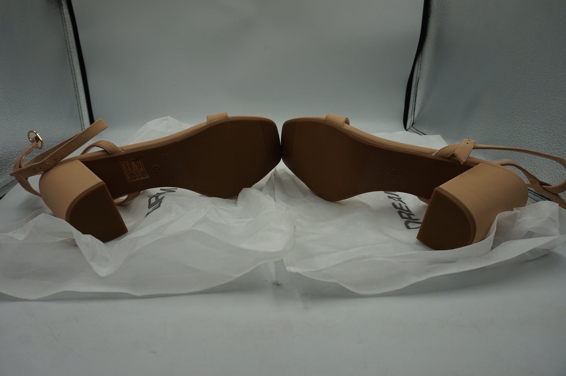 Dream Pairs women's open toe heels sandals UK size 10