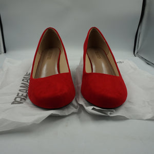 Dream pairs women's round toe low heel pump shoes UK size 10