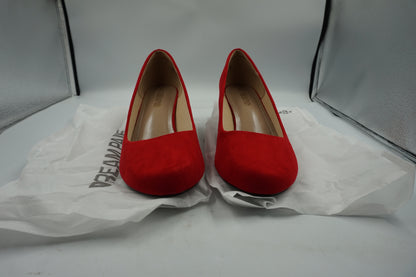 Dream pairs women's round toe low heel pump shoes UK size 10