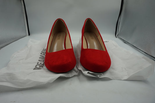 Dream pairs women's round toe low heel pump shoes UK size 10