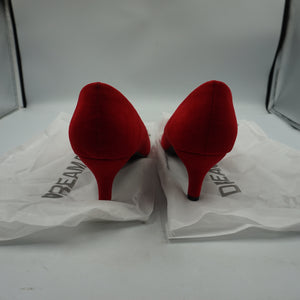 Dream pairs women's round toe low heel pump shoes UK size 10