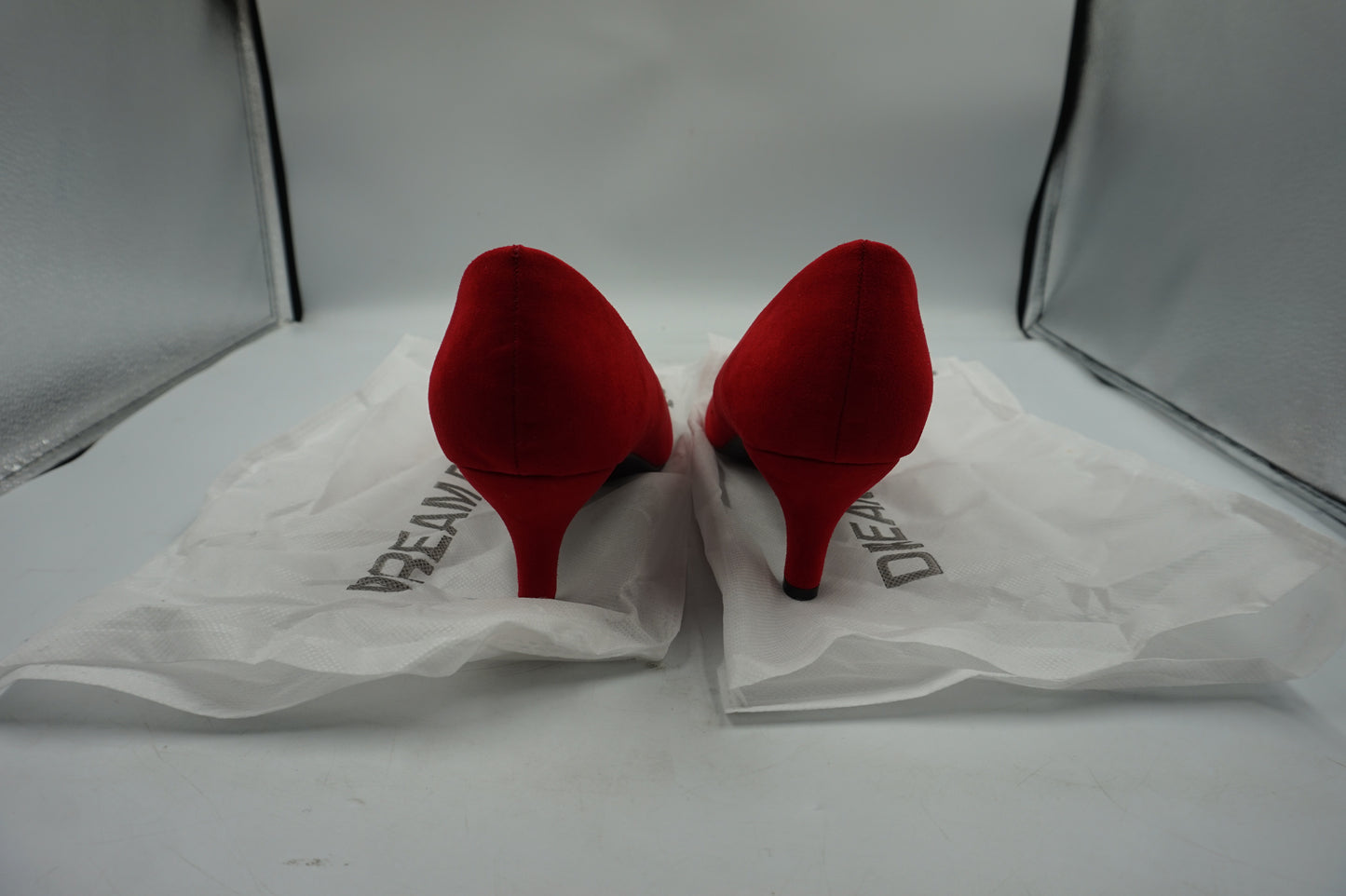 Dream pairs women's round toe low heel pump shoes UK size 10