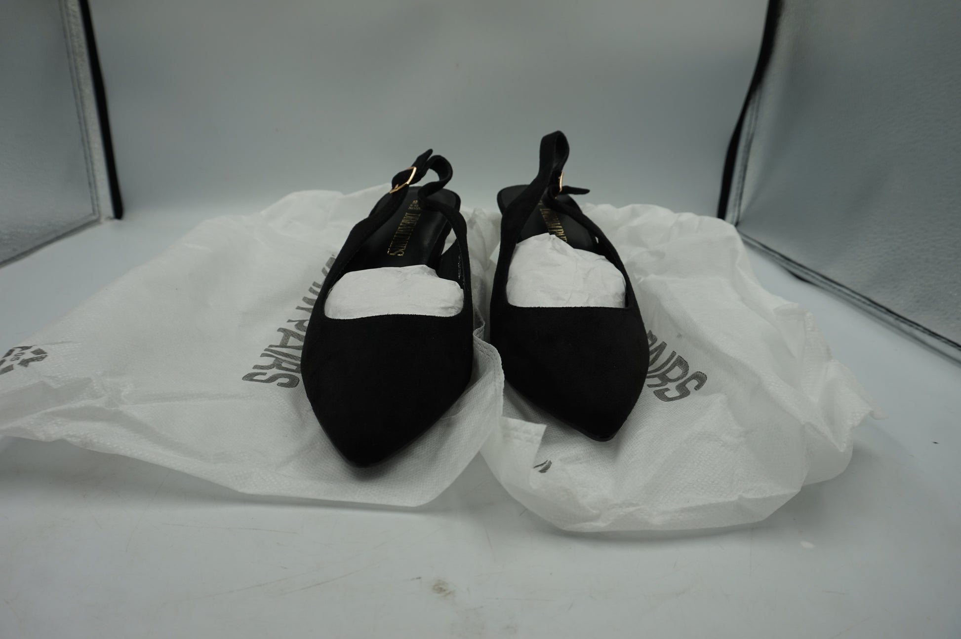 Dream Pairs pointed toe kitten heel slingback pump shoes UK size 6.5