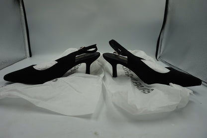 Dream Pairs pointed toe kitten heel slingback pump shoes UK size 6.5