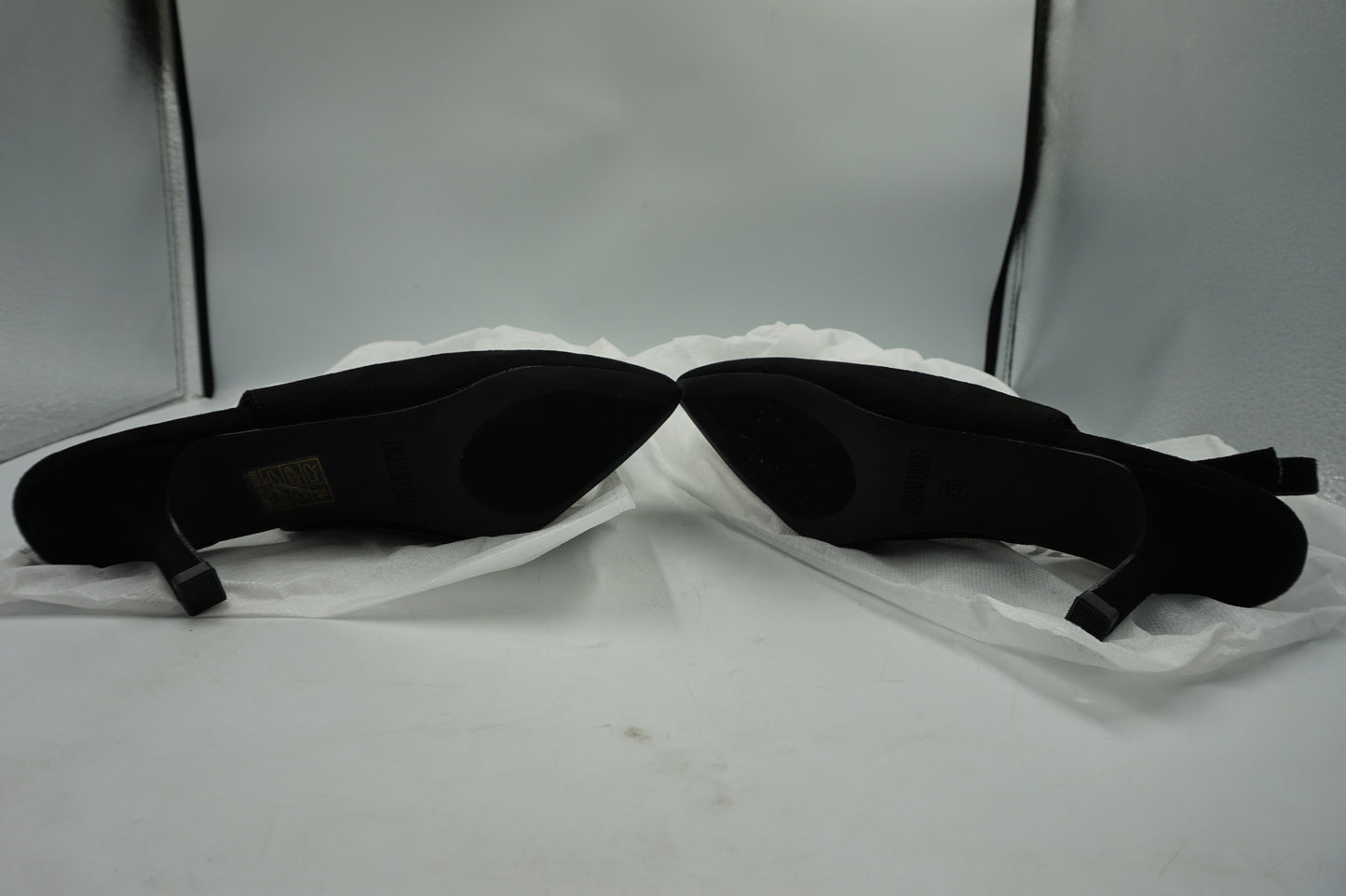 Dream Pairs pointed toe kitten heel slingback pump shoes UK size 6.5