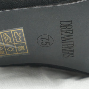 Dream Pairs pointed toe kitten heel slingback pump shoes UK size 6.5