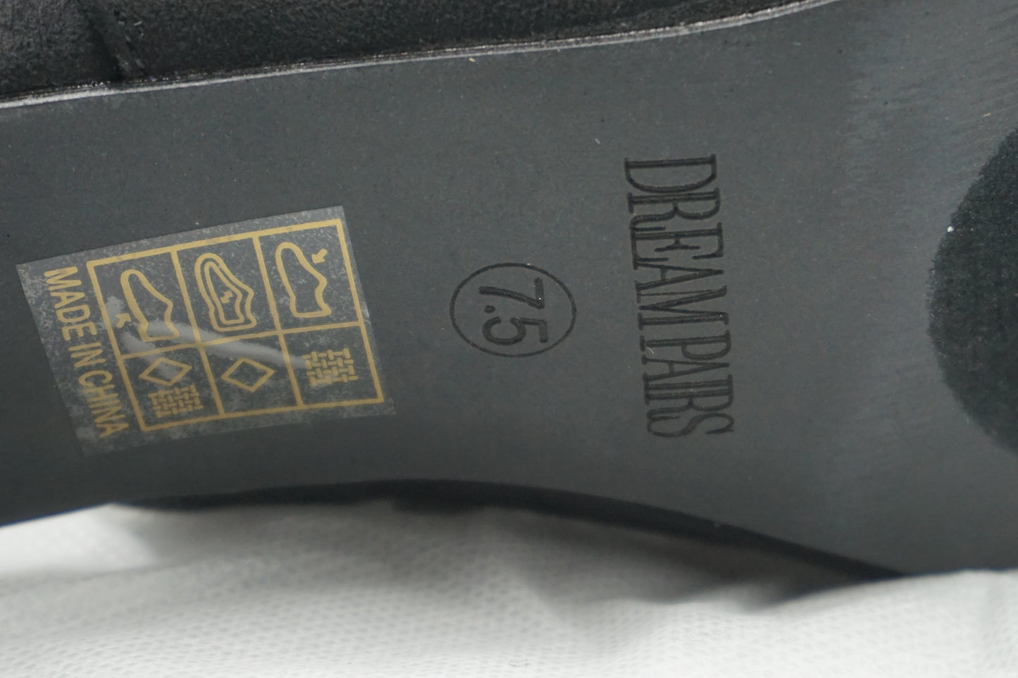 Dream Pairs pointed toe kitten heel slingback pump shoes UK size 6.5