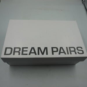 Dream pairs women's criss-cross pointed toe chunky heel shoes UK size 9