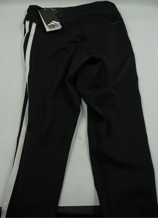 Adidas 3 stripped train essentials black gym tights leggings size XS