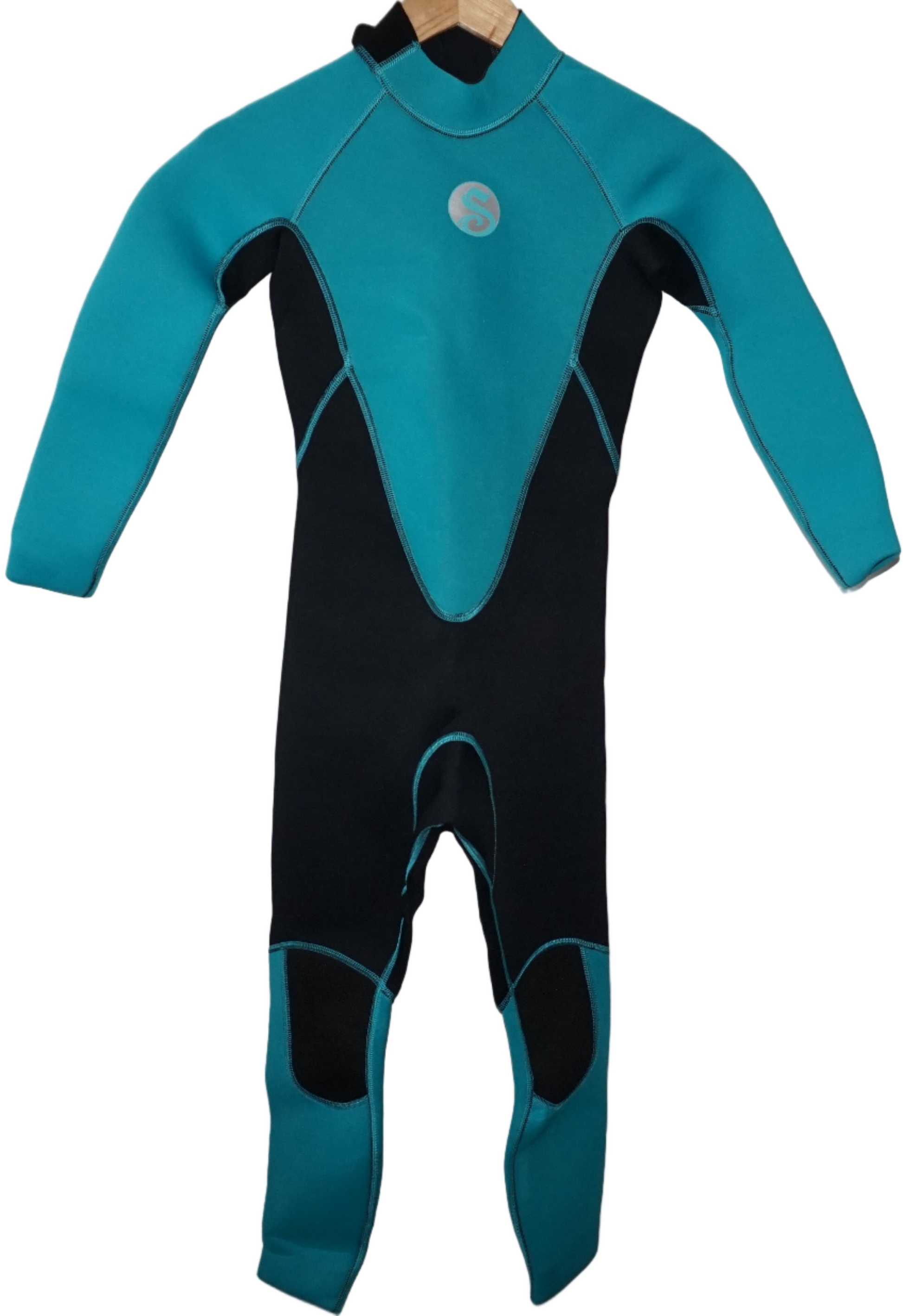Slinx 3MM women's full body wetsuit black and blue UK size 6
