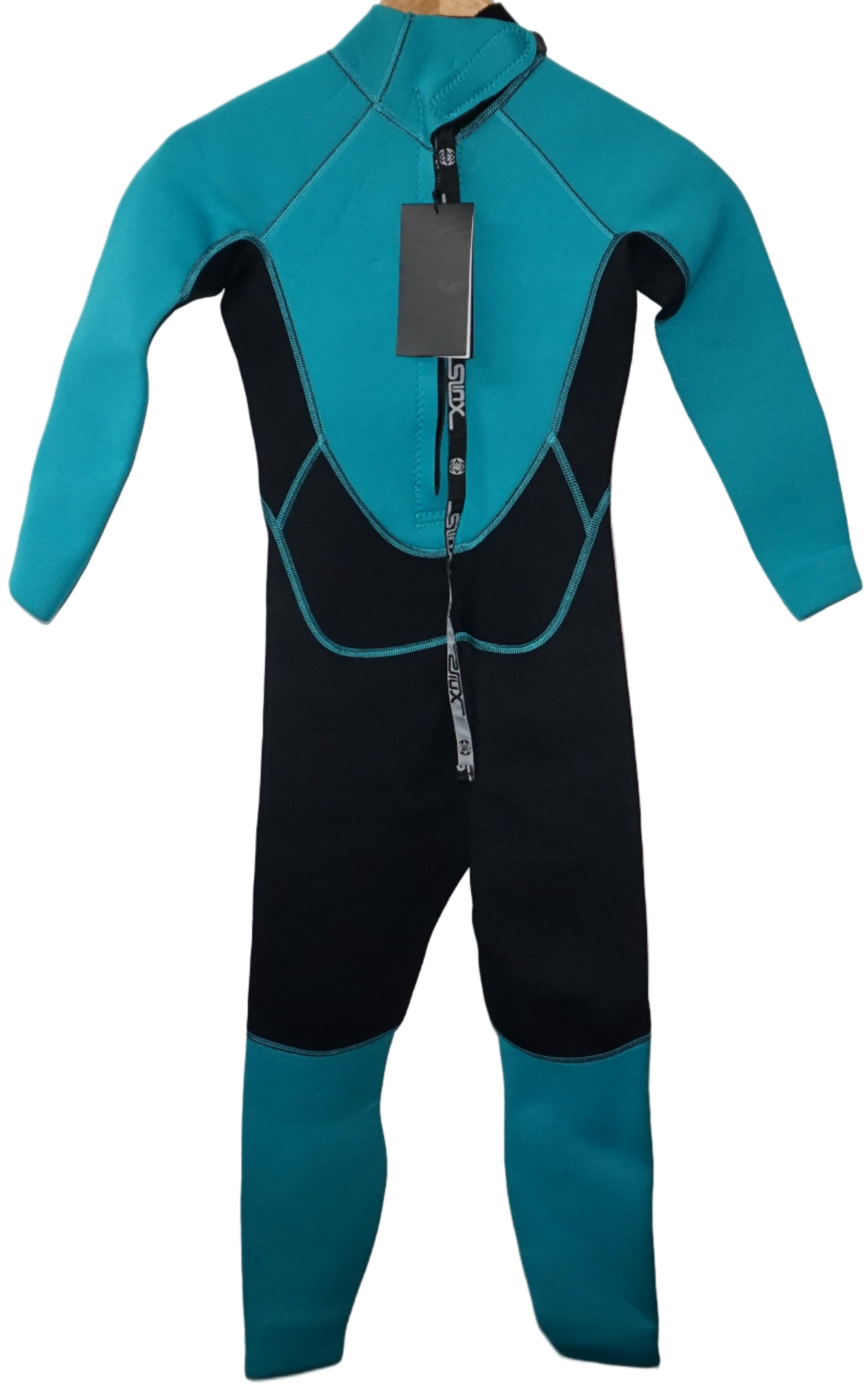Slinx 3MM women's full body wetsuit black and blue UK size 6